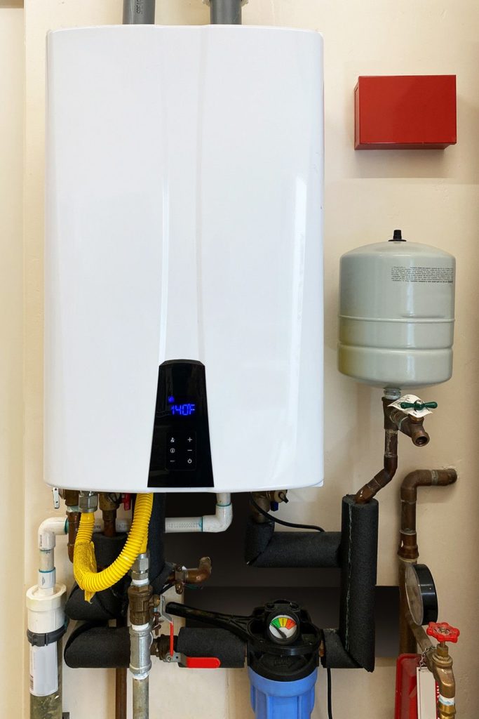 cons of tankless water heating systems