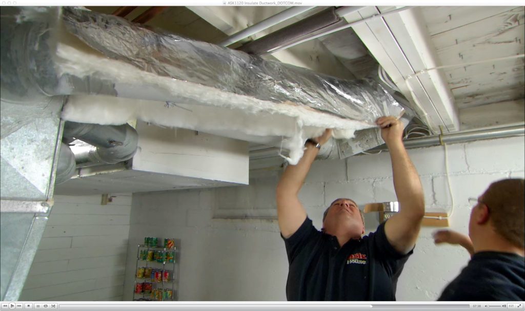 sealing AC ducts