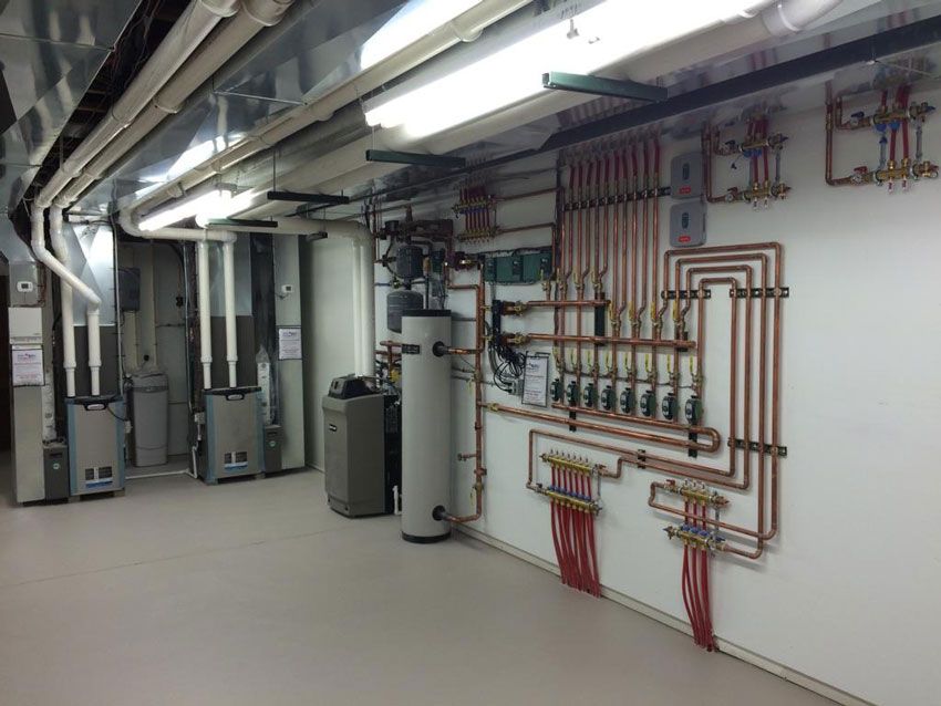 Boiler With Radiant Heating System